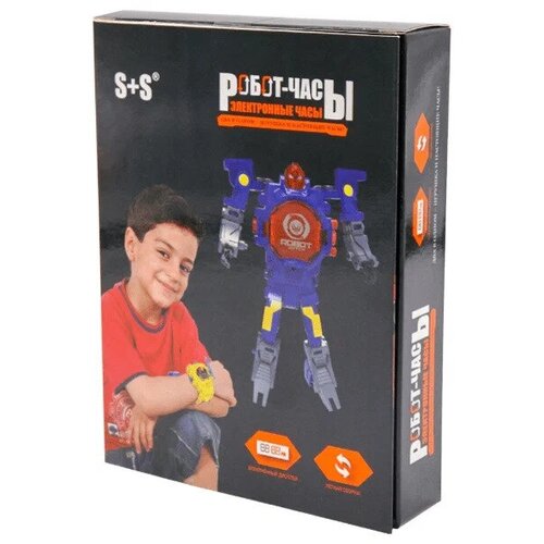 Робот-Часы трансформер трансформер часы желтые детская игрушка