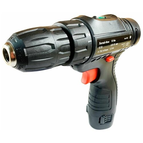 Дрель-шуруповерт аккумуляторная Dorkel DRA-12Р 12 В Li-ion 13 Ач 217300₽