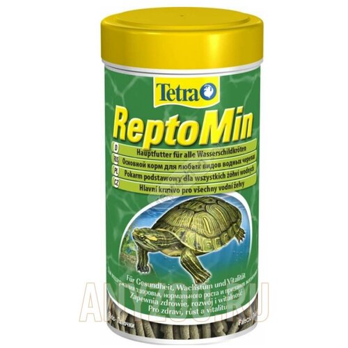 Tetra ReptoMin - корм в палочках для водных черепах, 250мл корм tetra reptomin для водных черепах в виде палочек 500 мл