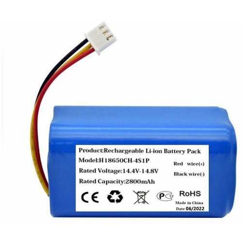 аккумуляторная батарея для робот пылесосов liectroux c30b panda x7 iboto smart c820w aqua Аккумулятор Run Energy для пылесоса REDMOND / iBoto Smart / Kitfort / LIECTROUX