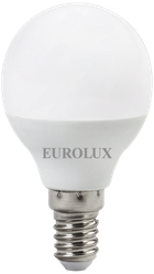 Лампа светодиодная LL-E-G45-7W-230-4K-E14 (шар, 7Вт, нейтр., Е14) Eurolux