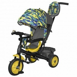 Велосипед Liga PC надувные колеса (Камуфляж сине-желтый) Малют 1