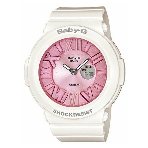 Наручные часы CASIO Baby-G BGA-161-7B2, белый, розовый