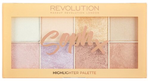 REVOLUTION Палетка хайлайтеров Soph Highlighter Palette, разноцветный