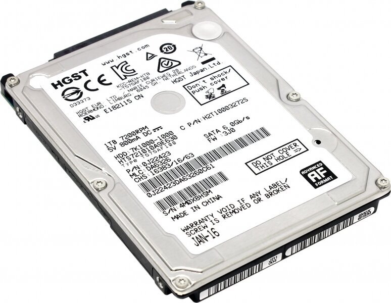 Жесткий диск HGST HUS726040AL4214 4Tb 7200 SAS 3,5" HDD