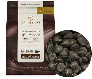Callebaut , горький шоколад 70,5% , на развес 500г