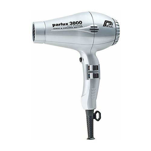 Фен Parlux 3800 CeramicIonic 2100 Вт ионизация 2 насадки silver 1294800₽