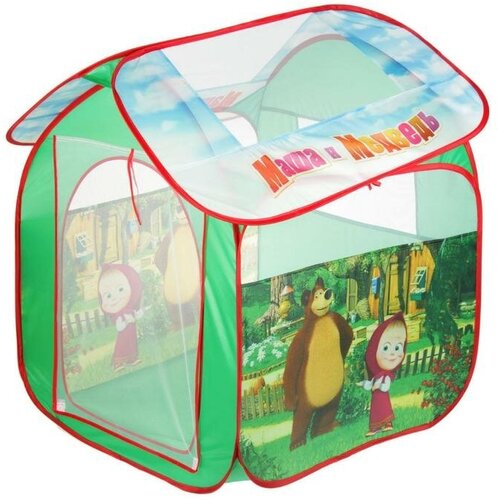 Игровая палатка «Маша и Медведь», в сумке играем вместе игровая палатка маша и медведь в сумке