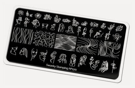 Изображение товара Swanky Stamping, Пластина для стемпинга №70