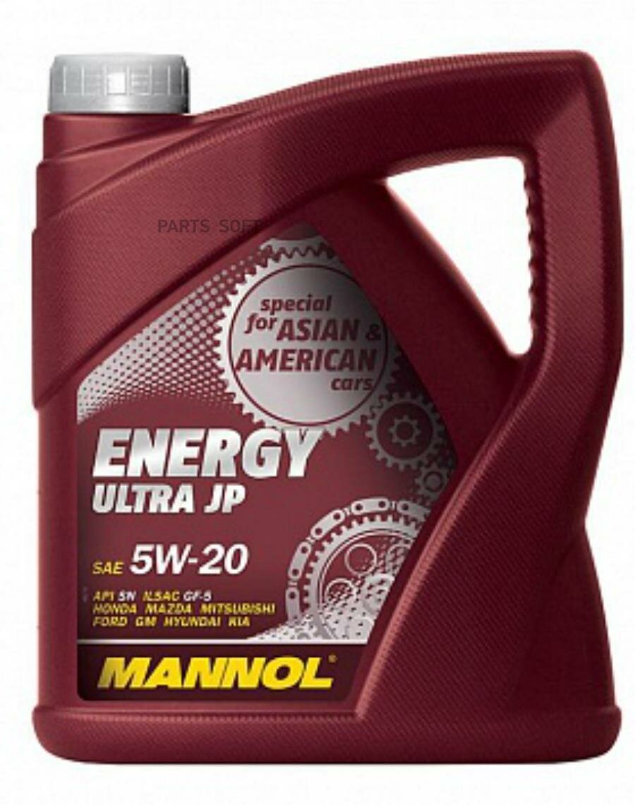 MANNOL 4001 Масло моторное MANNOL Energy Ultra JP 5W-20 4л.