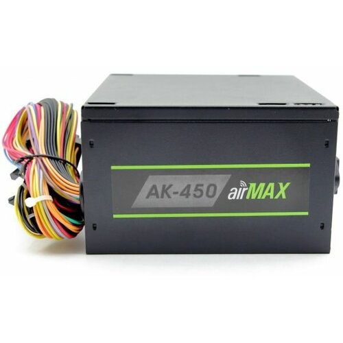 AirMax AK-450W Блок питания 450W ATX (24+4+6пин, 120mm (SCP)(OVP)(OCP)(UVP)ATX 12V v.2.3)