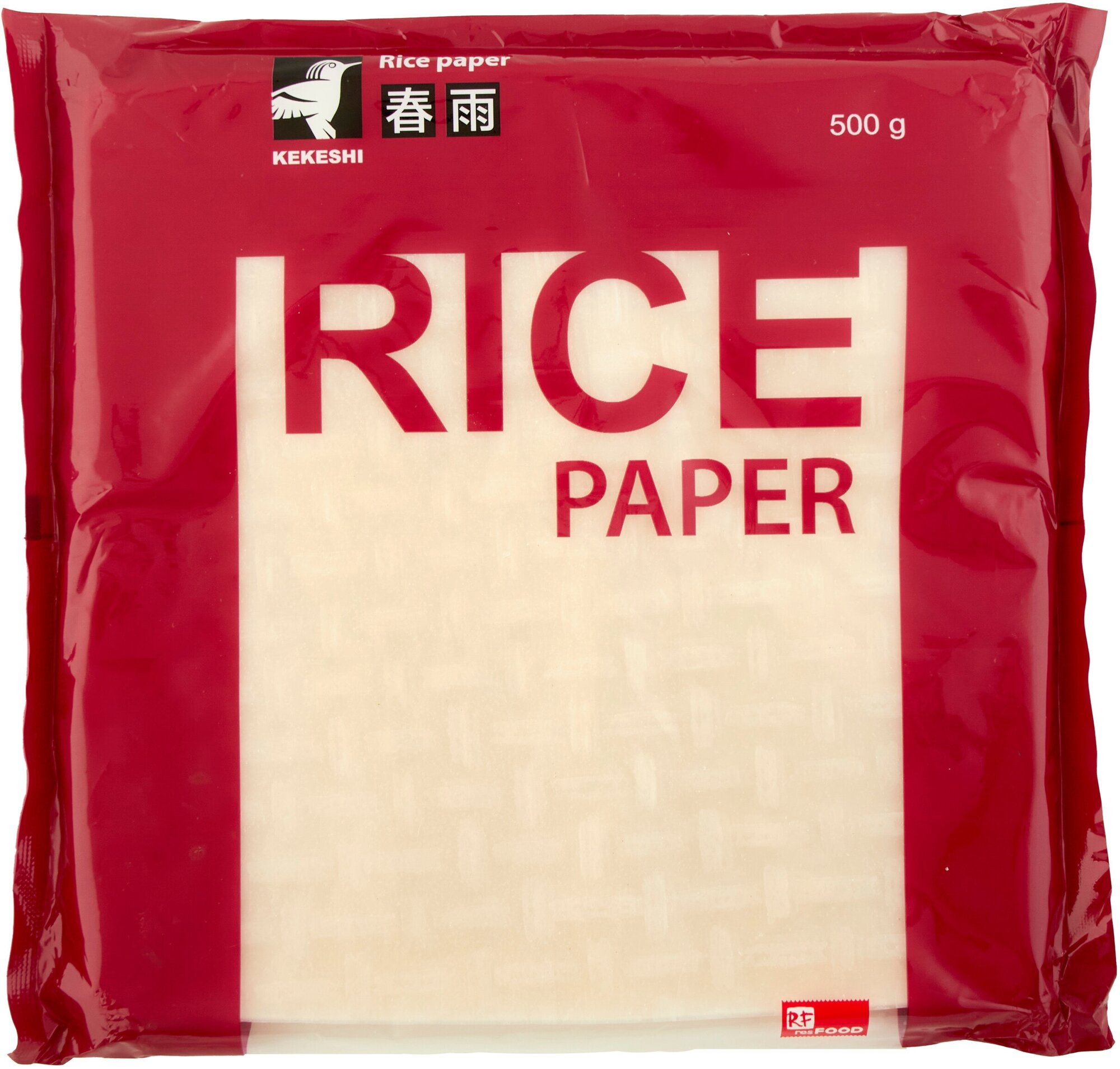 Рисовая бумага квадратная, Kekeshi, Вьетнам, 500гр - фотография № 1