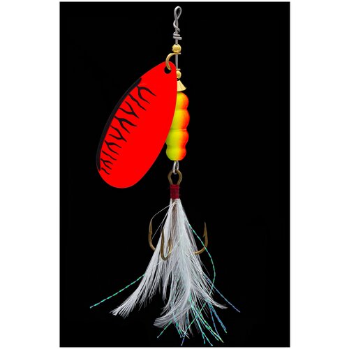 фото Блесна gourmet caterpillar размер 5, вес 15,0 гр, цвет cb11 (5шт) / на щуку / судака / окуня condor