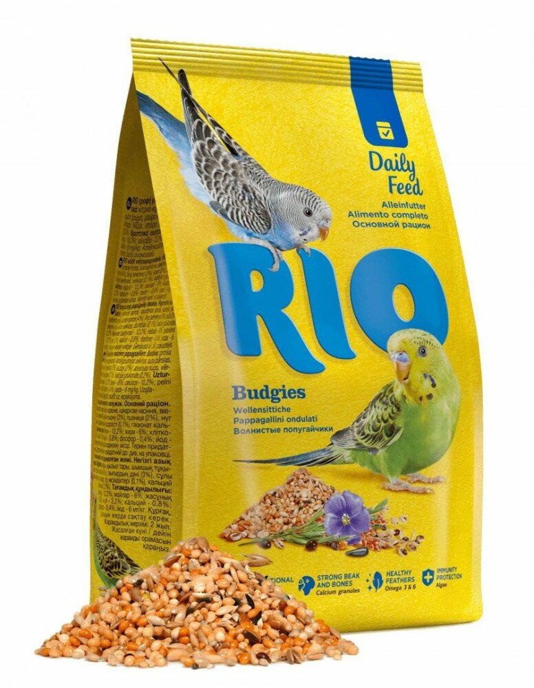 RIO корм Daily feed для волнистых попугайчиков