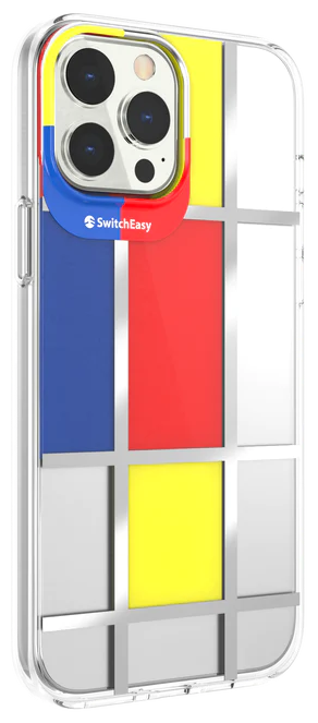 Чехол (клип-кейс) SwitchEasy Artist Mondrian, для Apple iPhone 13, разноцветный [gs-103-208-208-129] Noname - фото №2