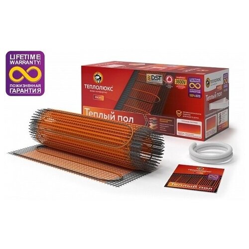 Нагревательный мат Теплолюкс ProfiMat 180-100 10 м2 2000х50 см 25394₽