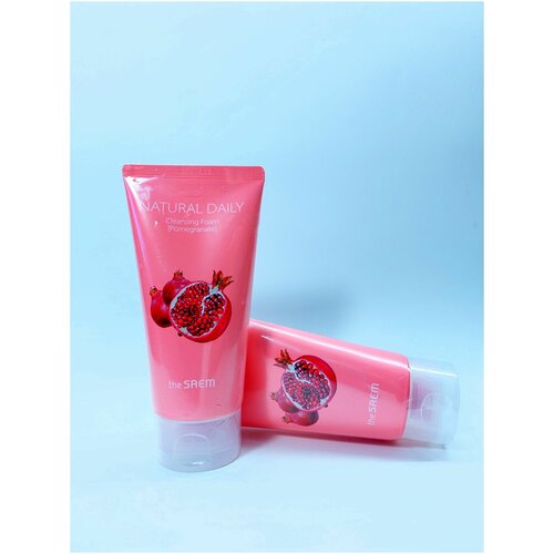 Пенка для умывания The Saem Natural Daily Cleansing Foam Pomegranate