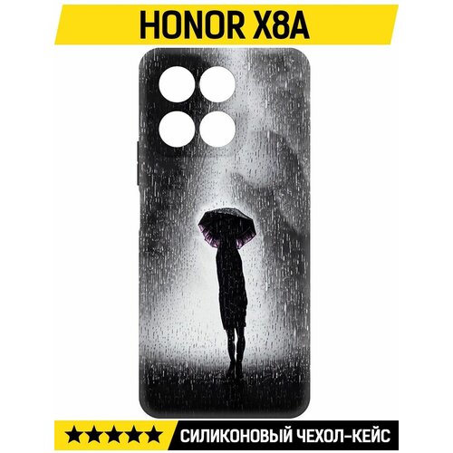 Чехол-накладка Krutoff Soft Case Ночная крипота для Honor X8a черный чехол накладка krutoff soft case ночная крипота для vivo y22 черный