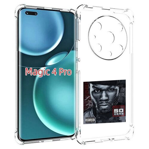 Чехол MyPads 50 Cent - Best Of для Honor Magic4 Pro / Magic4 Ultimate задняя-панель-накладка-бампер чехол mypads the last of us для honor magic4 pro magic4 ultimate задняя панель накладка бампер