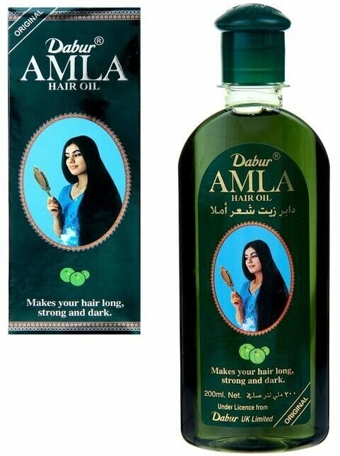 AMLA ORIGINAL Hair Oil, Dabur (амла ориджинал Масло для волос, Дабур), 200 мл