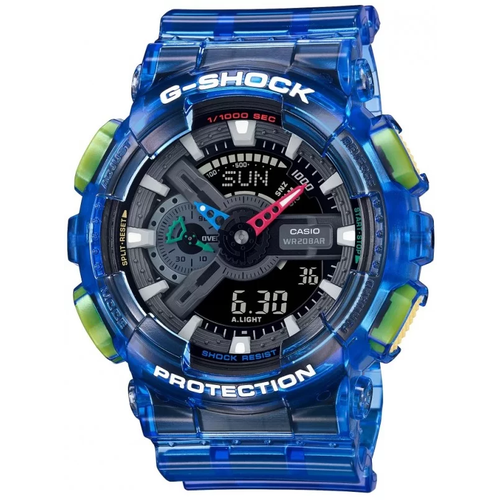 Наручные часы CASIO G-Shock GA-110JT-2A, синий, черный