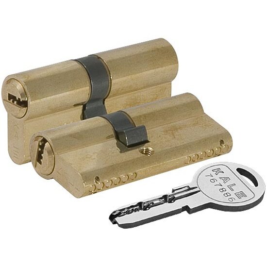 Цилиндровый механизм Kale Kilit 164 SN/90 (30+10+50) mm латунь 5 кл.