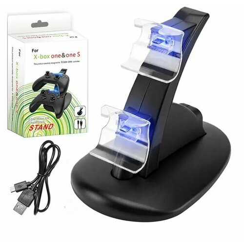 XBox OneSX - зарядная станция для 2 геймпадов Чёрный 160000₽