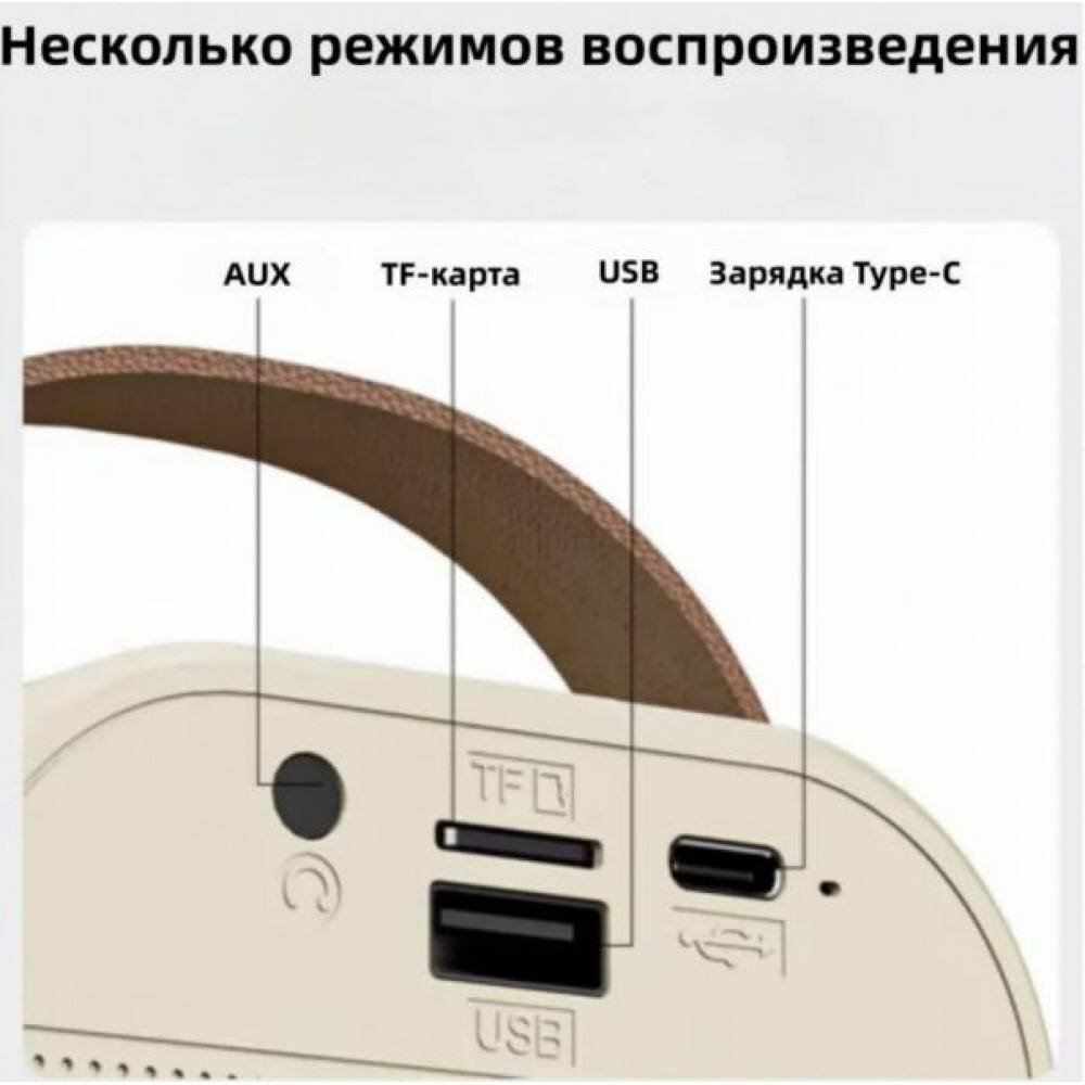 Детская караоке система/Караоке система с двумя беспроводными микрофонами и колонкой (синий)/(Беспроводной, Живой вокал, Портативная колонка)