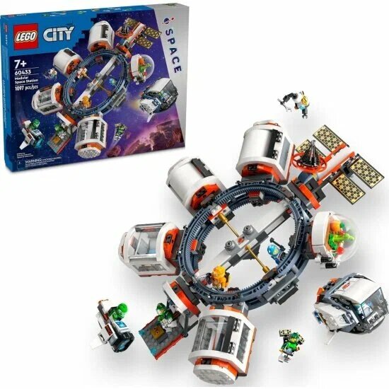 Конструктор LEGO CITY 60433 Modular Space Station, 1097 дет.