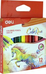 Карандаши ColoRun, 12 цветов, короткие