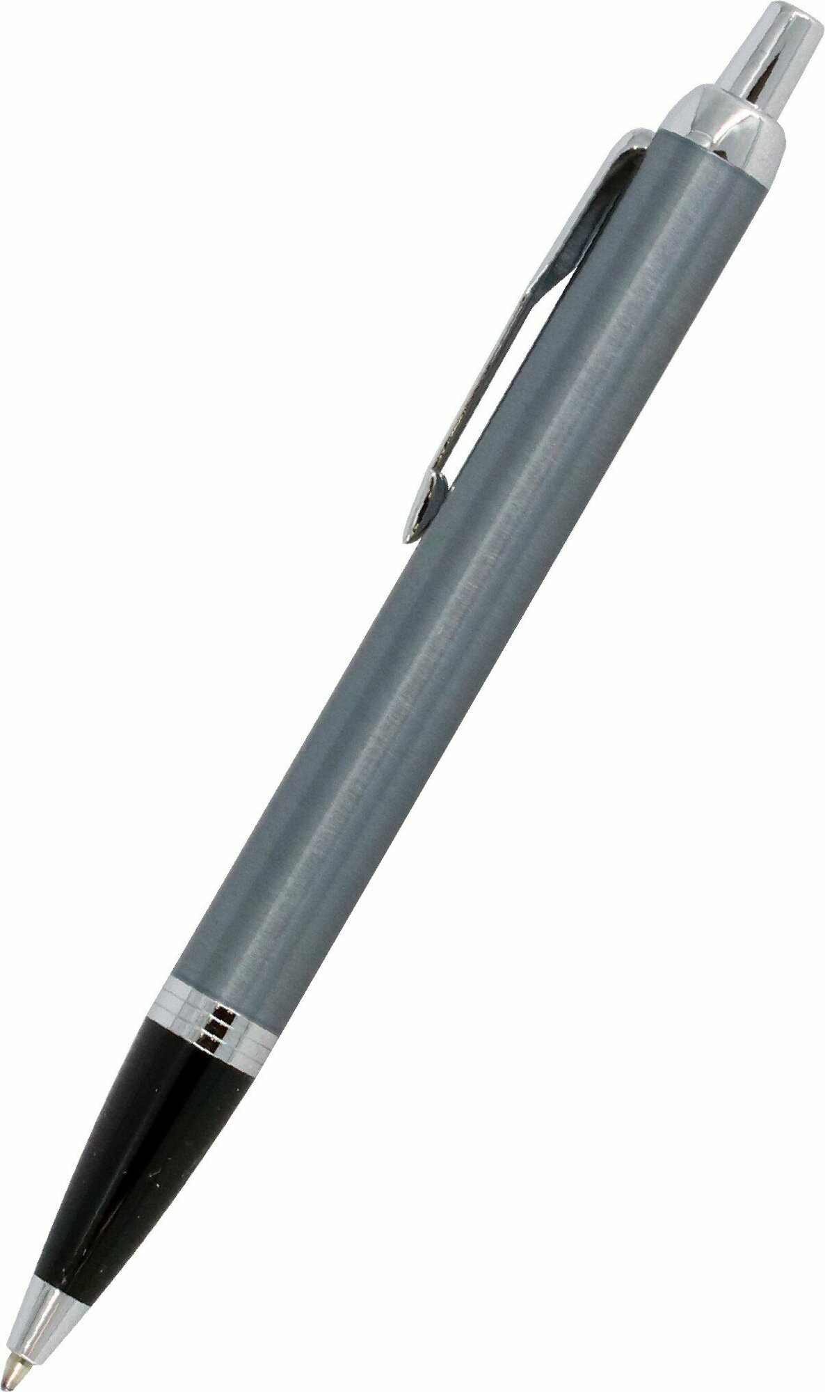 ручка шариковая Parker "IM Core Light Blue Grey GT", 1 мм, синяя, корпус серый/хром - фото №1