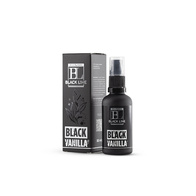 Shine Systems Black Line Black Vanilla - ароматизатор для авто и дома 50 мл