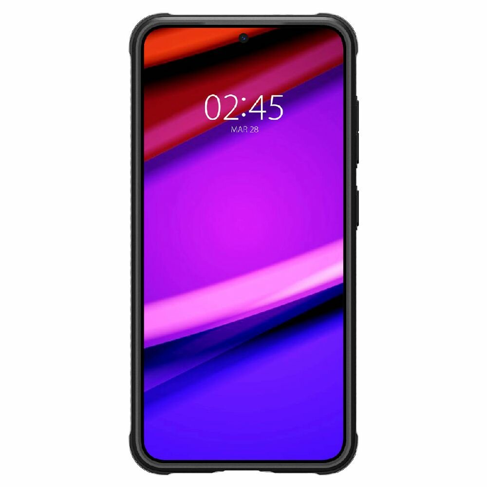 Чехол Spigen на Samsung Galaxy S24 (ACS07346) Rugged Armor / Спиген чехол для Галакси С24 накладка, противоударный, с защитой камеры, черный — фото 1