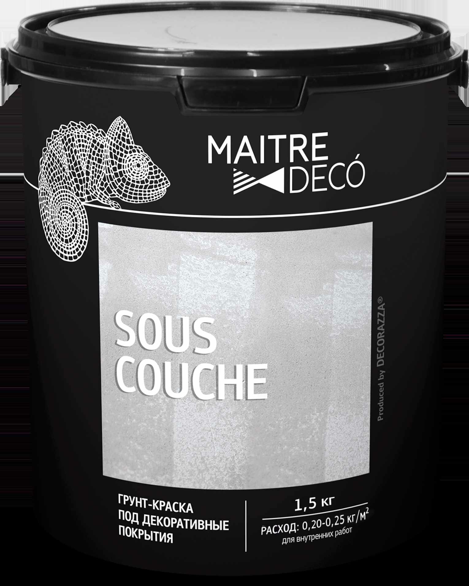 Грунт-краска для декоративных покрытий Maitre Deco «Sous-Couche» 1.5 кг