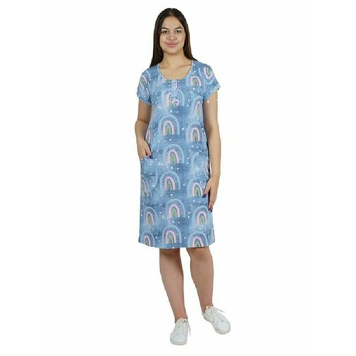 Платье Alfa Collection, размер 46, голубой туника женская freya collection элисон