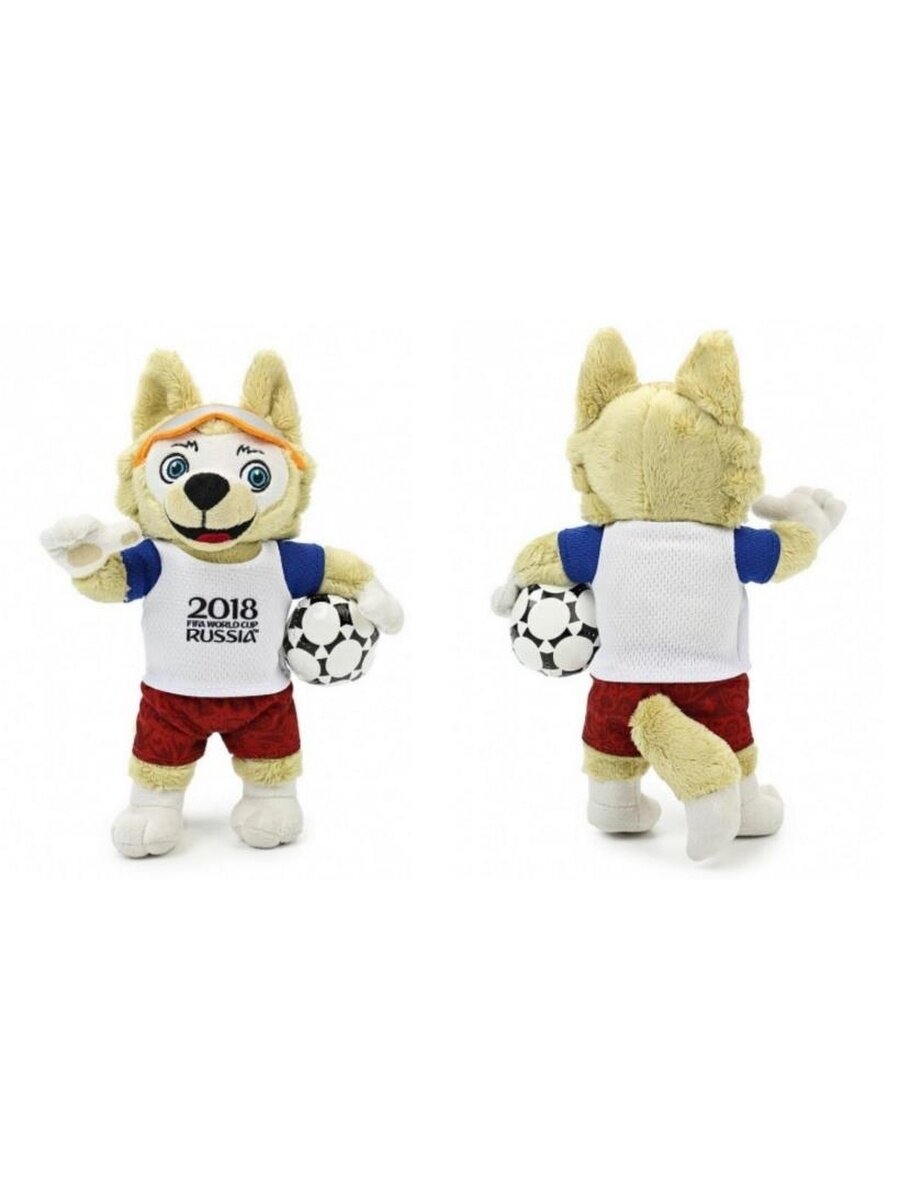 Мягкая игрушка 1Toy FIFA 2018 Zabivaka 18 см - фото №12