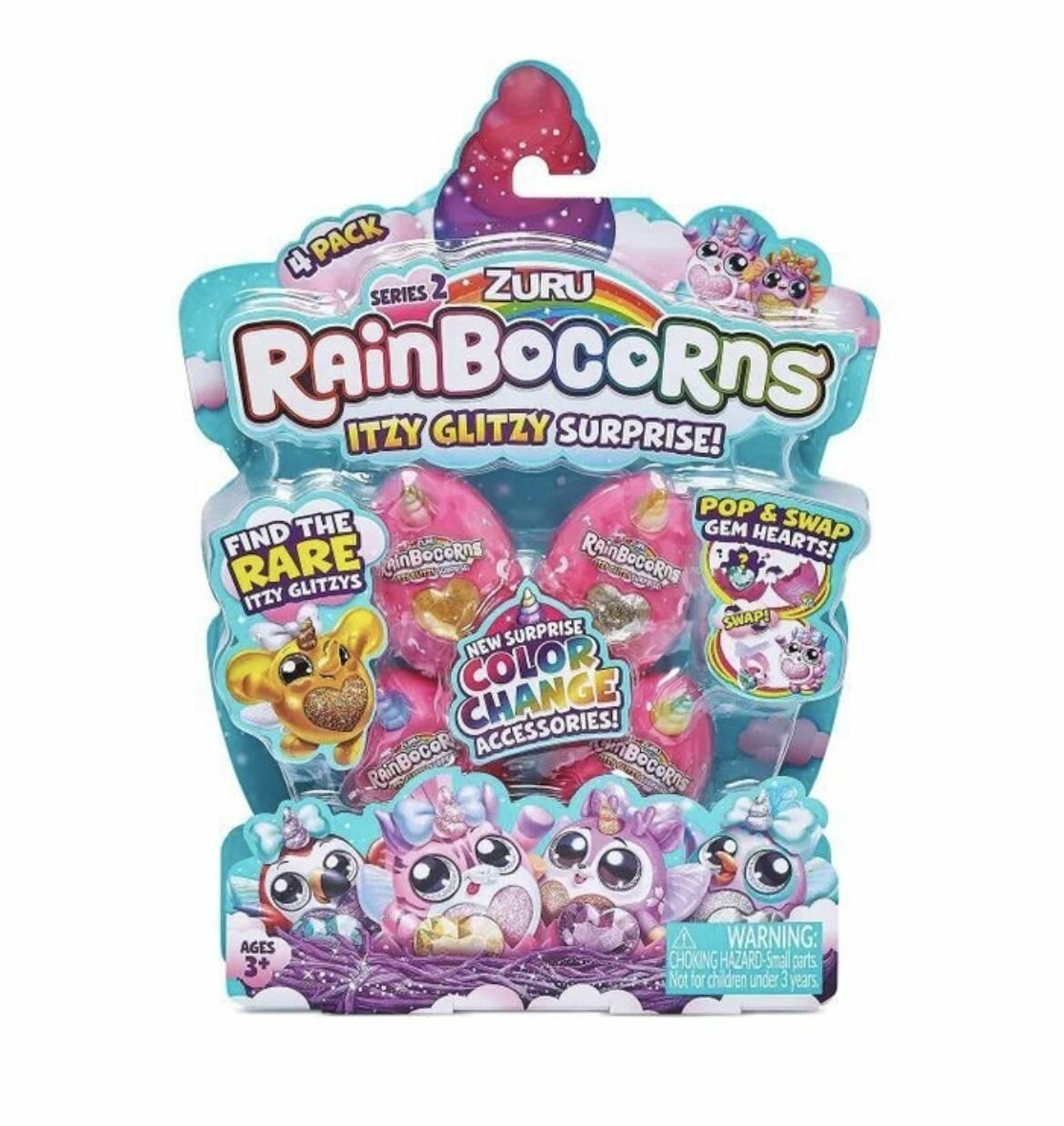 Игрушка Zuru rainbocorns Itzy glitzy surprise в яйце в непрозрачной упаковке