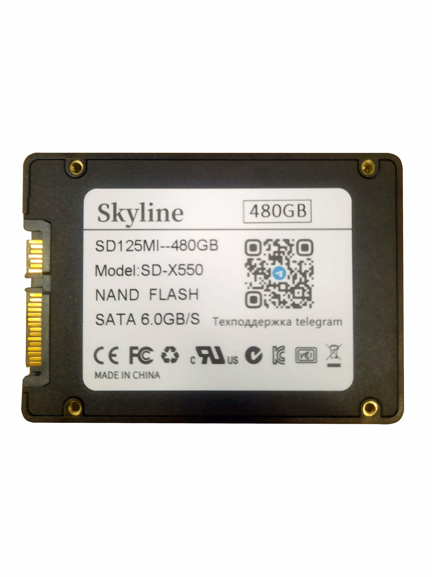 Накопитель SSD 480GB Skyline 2.5" SATAIII