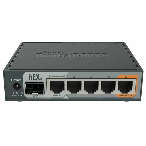 Роутер MikroTik hEX S RB760iGS 10500₽