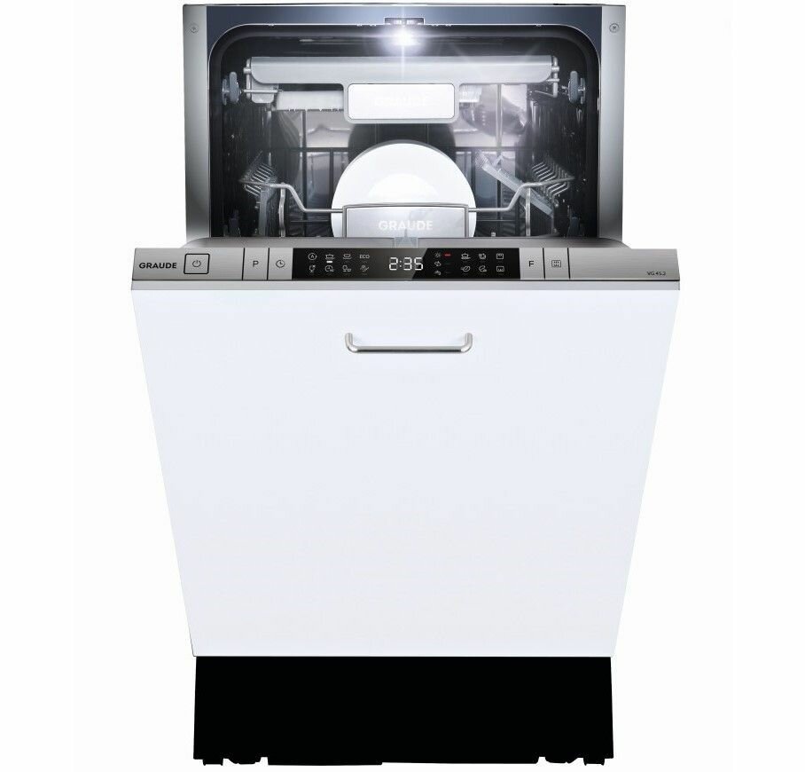Встраиваемая посудомоечная машина GRAUDE VG 45.2 S, серебристый