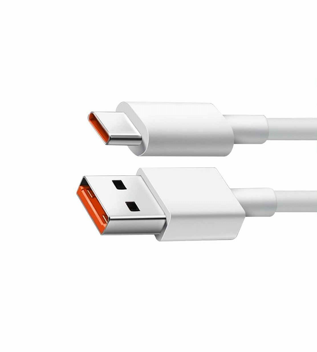 Кабель Mi USB Type-C 1 метр, 6 ампер, белый