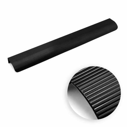 Ручка-профиль, мебельная, Metakor, Touquet, черный, 350мм, модерн, Бельгия