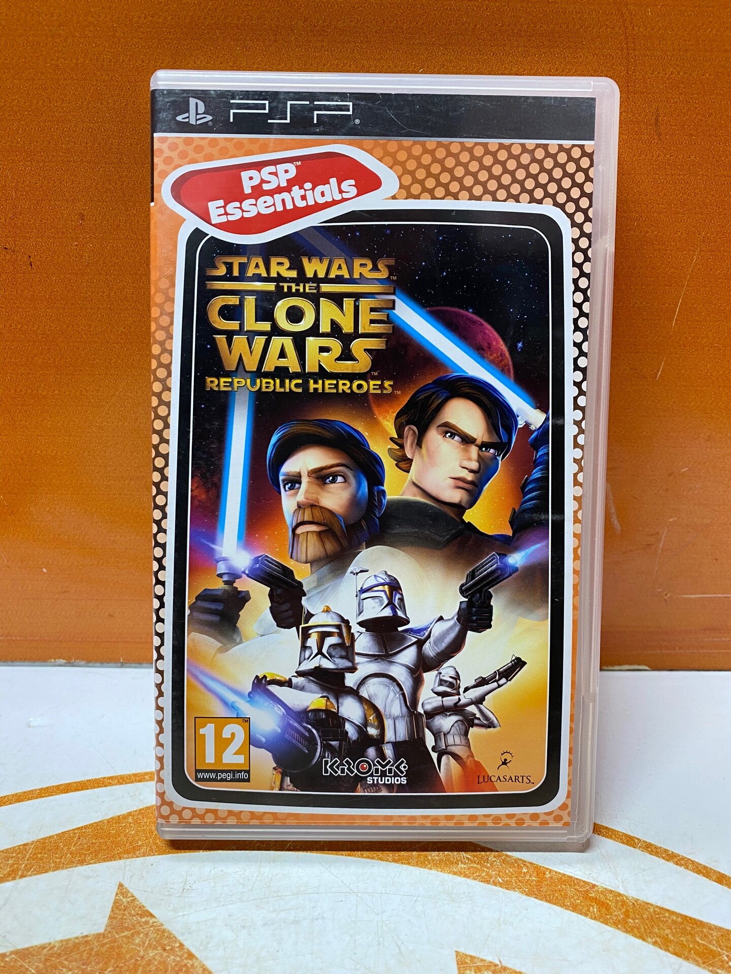 Диск PSP Star Wars The Clone Wars: Republic Heroes