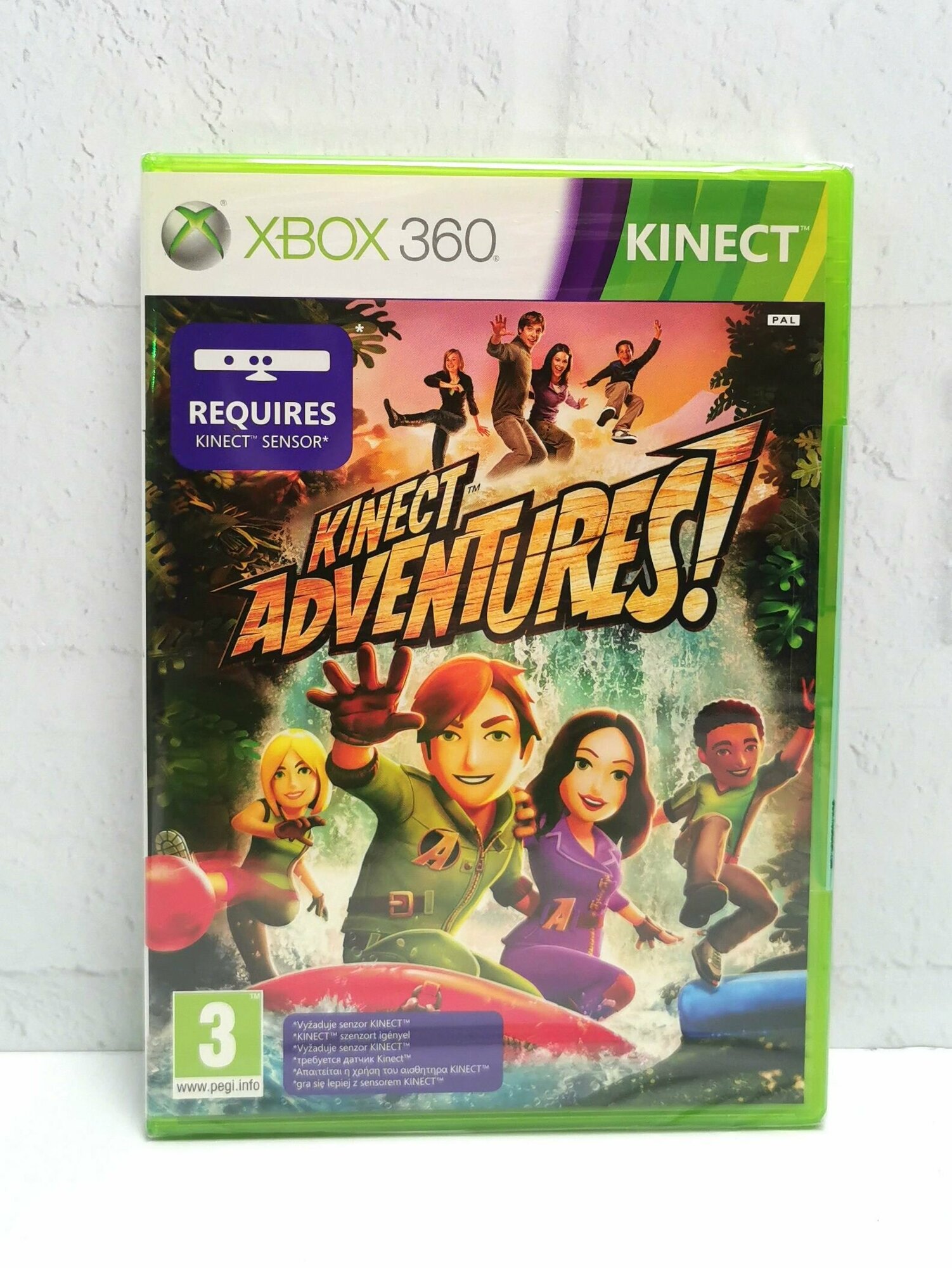 Kinect ADVENTURES Русская версия Видеоигра на диске Xbox 360