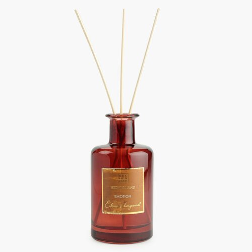 Ароматический диффузор, "Kuchenland", 230 мл, янтарный, Citrus and Bergamot, Emotion