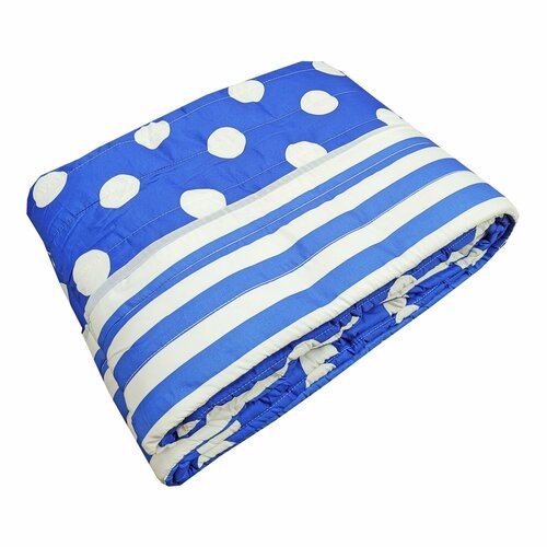 Одеяло-покрывало стеганное Двухспальное 240х260 см, SERVALLI / Покрывало на кровать 2-х спальное / Летнее одеяло на кровать 100% полиэстер