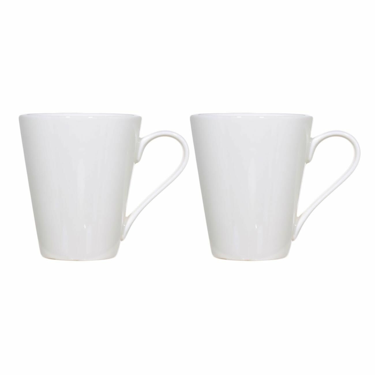 фото Кружка, 300 мл, 2 шт, фарфор N, белая, White nights