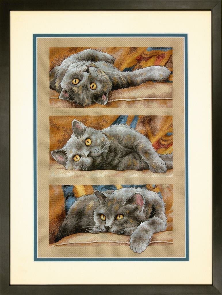 70-35301 Набор для вышивания крестом DIMENSIONS Max the Cat "Кот Макс"
