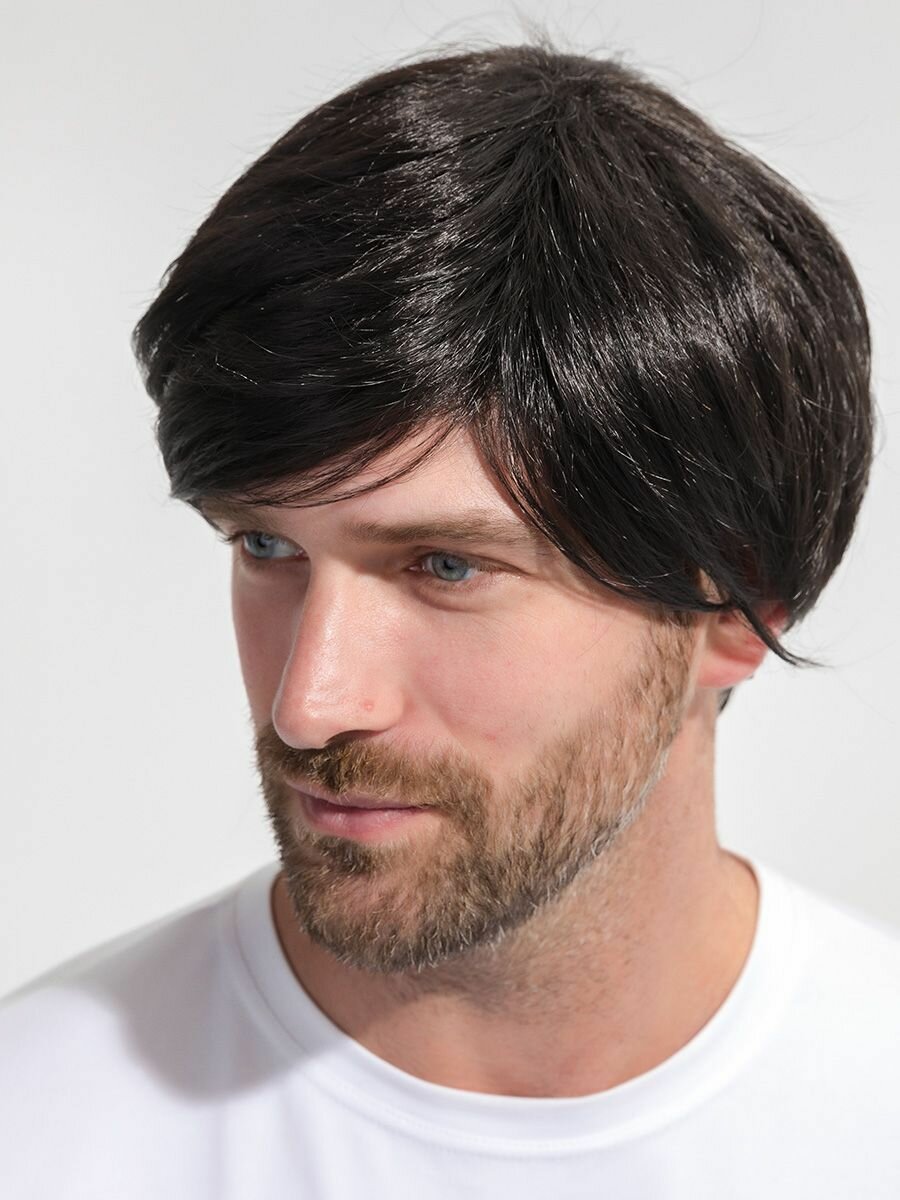 Парик мужской черно-коричневый — фото 1