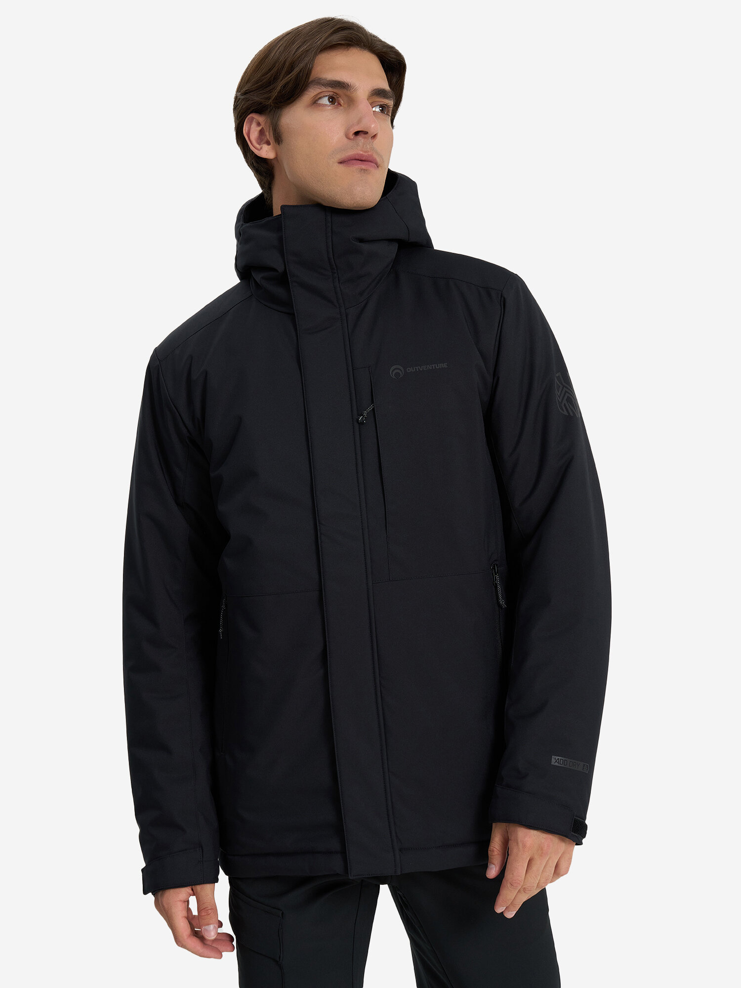 Куртка спортивная OUTVENTURE, размер 56-58, черный — фото 1